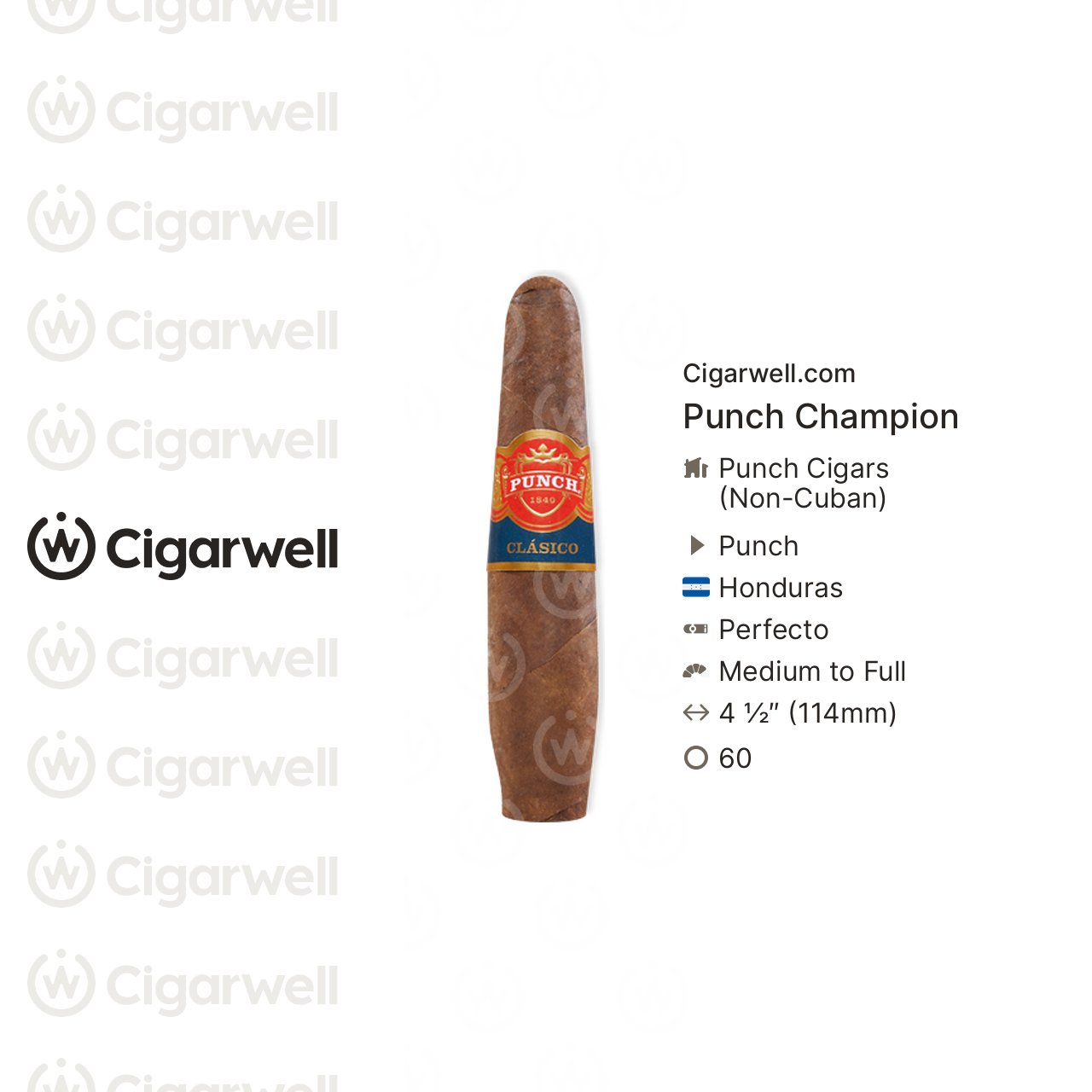 Punch Champion - notes, ratings, photos | Cigarwell