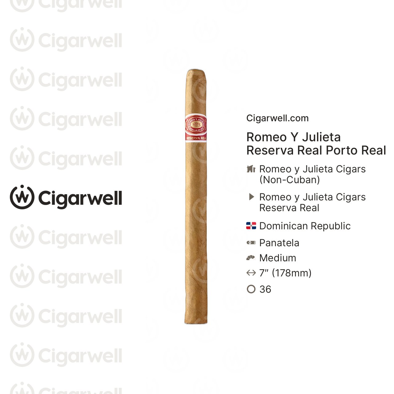 Romeo Y Julieta Reserva Real Porto Real - notes, ratings, photos ...
