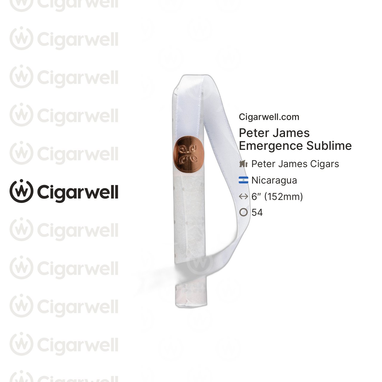 Peter James Emergence Sublime - notes, ratings, photos | Cigarwell