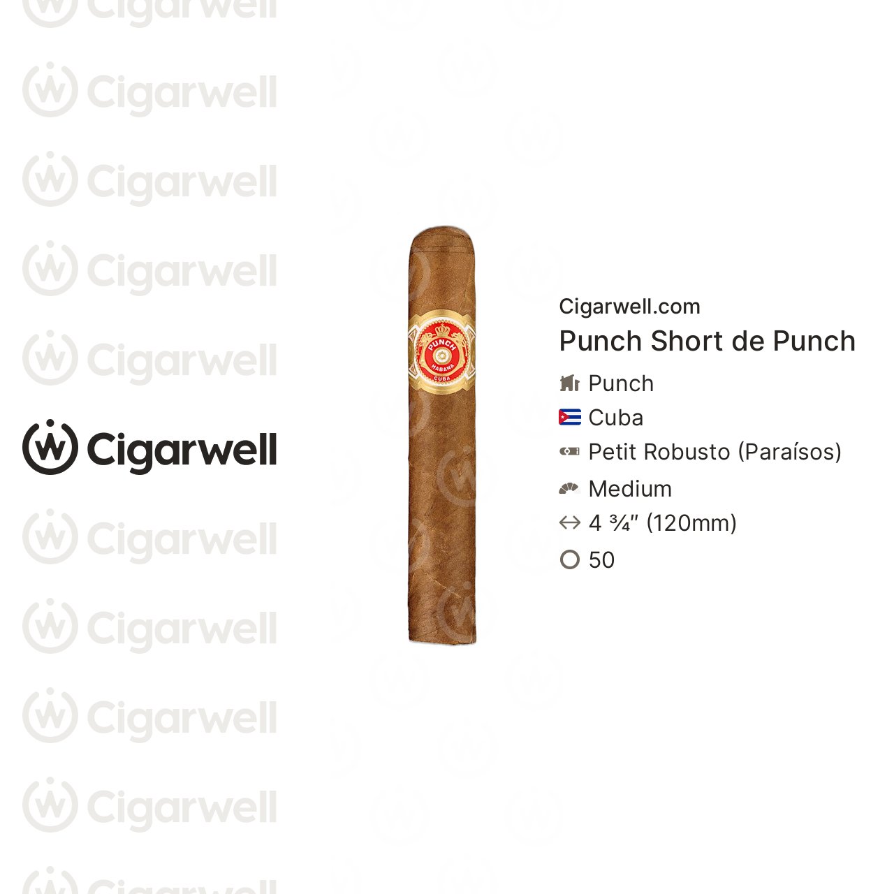 Punch Short de Punch - notes, ratings, photos | Cigarwell