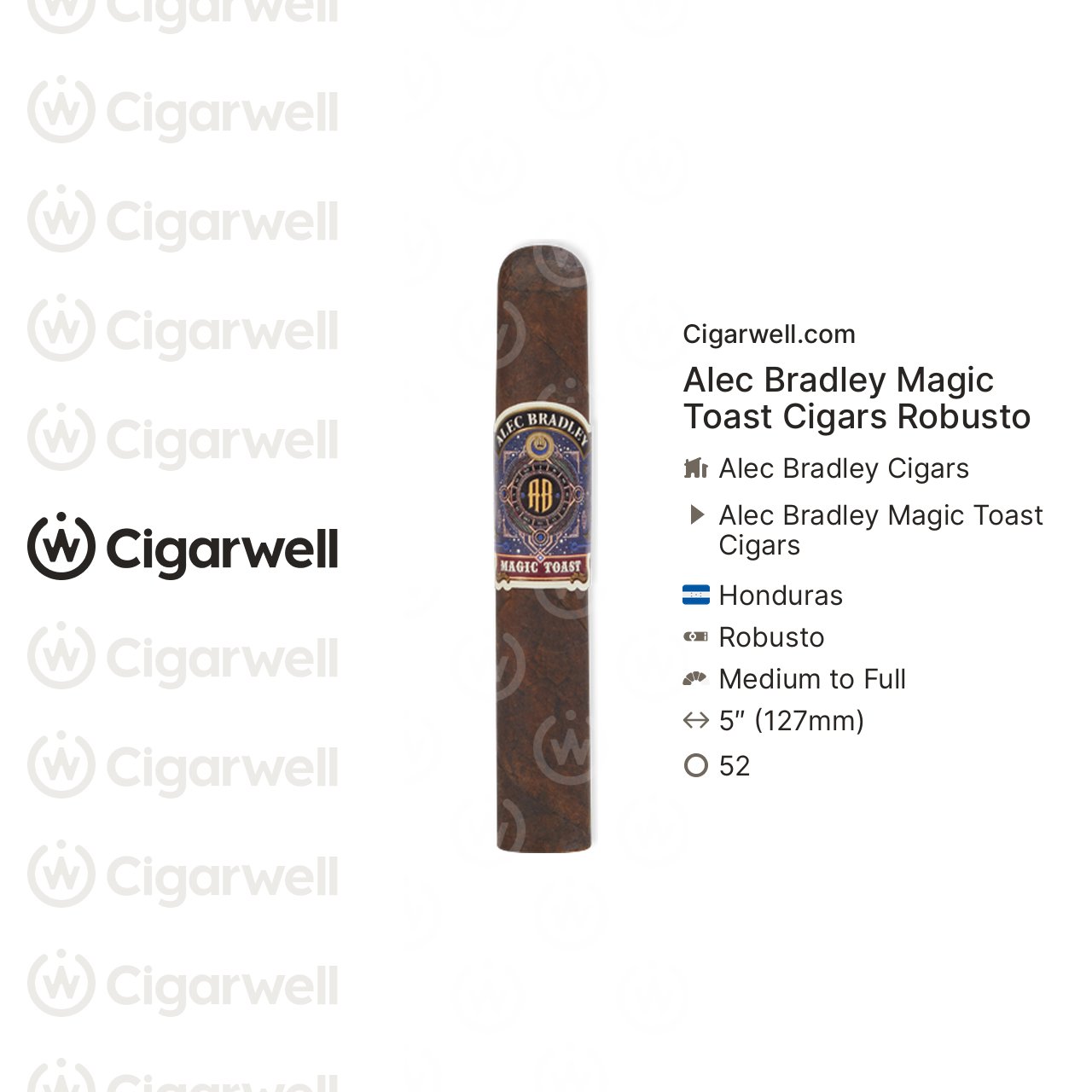 Alec Bradley Magic Toast Cigars Robusto - notes, ratings, photos ...